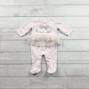 First impressions Tutu Footed Romper